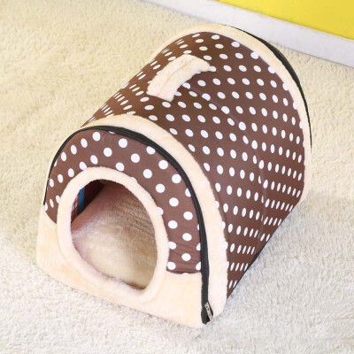 

2In 1 Pet House And Sofa Machine Washable Non-Slip Foldable Soft Warm Dog Cat Puppy Rabbit Pet Nest Cave