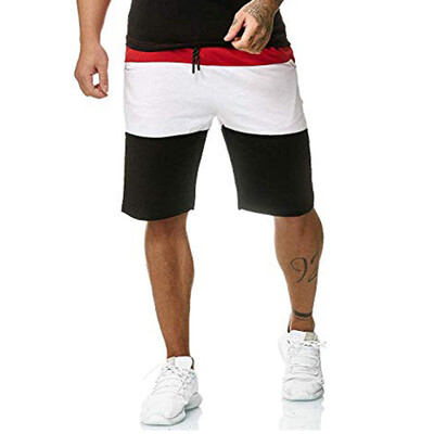 

Gobestart Mens Splicing New Style Cotton Multi-Pocket Overalls Shorts Fashion Pant