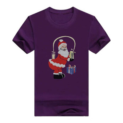 

Eggnog Santa Sweatshirt Eggnog Sweater Ugly Mens T-Shirt Broadcloth Shirt