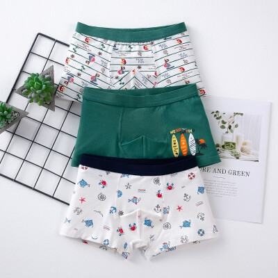 

3pcs 3-14T Baby Boy Underpants Casual Fashion Baby Boy Panties Childrens Cartoon Printing Underpants Kids Boxer