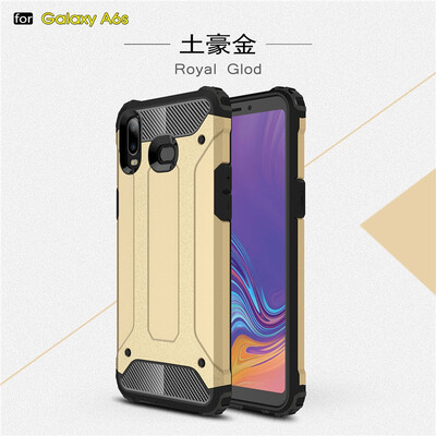 

Goowiiz Phone Case For Samsung Galaxy A6sJ4 Core King Kong Armor Fashion Bumper PC TPU Prevent falling