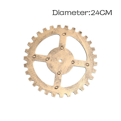 

Toponeto European Modern Vintage Steampunk Gear Industrial Style Wall Home Decoration Sil