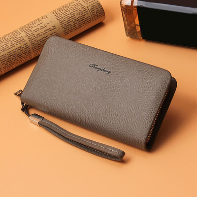 

Tailored Men Long Wallet Casual Multi-function Clutch Bag Card Package Multi-card Holder