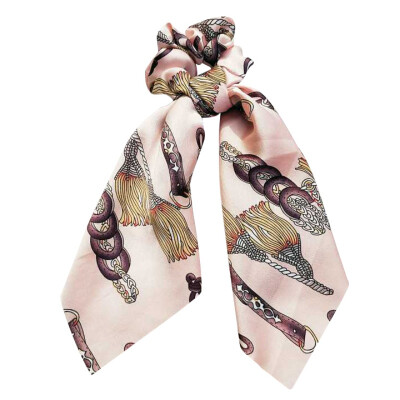 

Womens Headwear Satin Silk Ponytail Ribbon Streamers Hair Scrunchies Head Wrap Hair Accessories