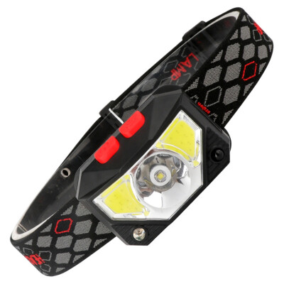 

High-power T6 LED USB Rechargeable Headlamp Flashlight Sensor Fishing Torch NEW