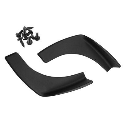 

1 Pair Car Universal Rear Bumper Spoiler Canards Diffuser Side Fin Protector Black Rear Lip Wrap Angle Splitters