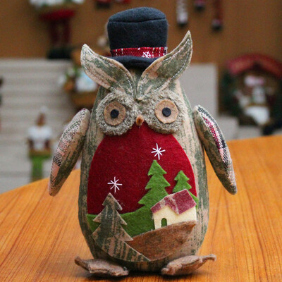 

Tailored Christmas Ornaments Christmas Ornaments Linen Owl Plush Doll Gift Aberdeen
