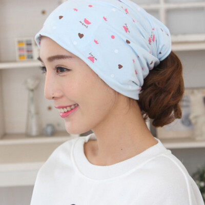 

Women Headband Cotton Postpartum Headband Maternity Cap Cartoon Print Multi-Function Month Headband Supplies