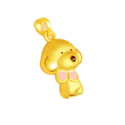 

New Hot Zodiac Dog Pendant Link Chain Necklace Micro Pave Zircon Crystal Animal Charm Pendant For Women Jewelry No Chain