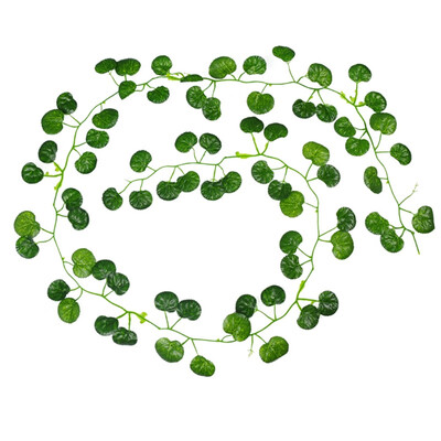 

2m Artificial Plants Creeper green leaf Ivy vine Wedding Decor DIY Hanging Garland Artificial Flowers