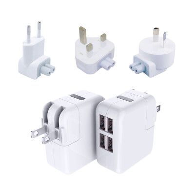 

4 Ports Charger USB Wall Charger Travel Power Plug Adapter Mobile Phone Retractable Plug 21A Charger