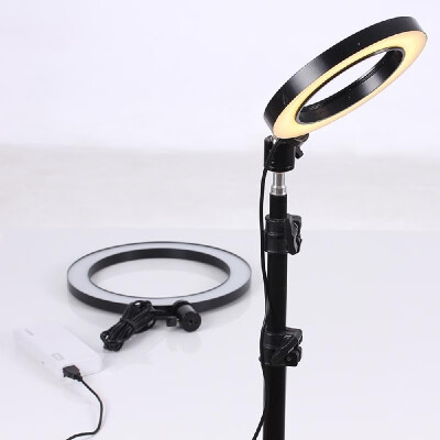 

Adjustable 160mm Photography LED Selfie Light-Ring Stepless Lighting Dimmable Fill Light Lamp With USB For Live Streaming Camera V