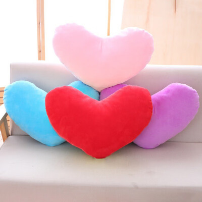

Cushion Heart Shaped Plush Cushion Decorative Throw Pillow Toy Gift for FriendsChildren