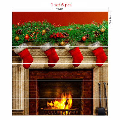 

3D DIY Steps Christmas Tree Removable Stair Sticker Home Decor Patterns Beautiful Christmas Stickers
