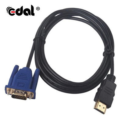 

EDAL 18  HDMI Cable HDMI To VGA Adapter Digital 1080P HD With Audio Converter Adapters HDMI VGA Connector Cables for Computer