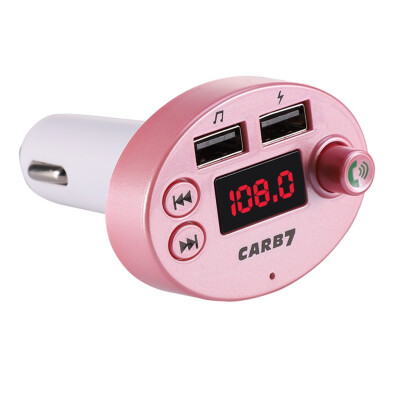 

〖Follure〗Dual USB Bluetooth Handsfree Car Kit Charger FM Transmitter MP3 Player A2B3