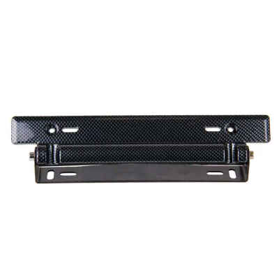 

Universal Adjustable Carbon Fiber Car Racing License Number Plate Frame Holder Bracket Exchange Stand Refitting