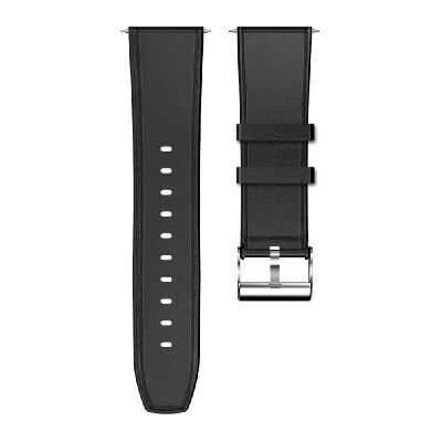 

Watch Band Replacement 24cm LeatherSilicon Two Layer Bracelet Strap Band Accessories Watch Belt Women Men Wristbands Compatible