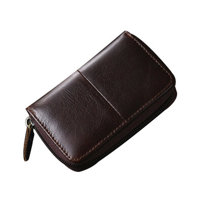 

Men Solid Color Organ Multi Card Slots Faux Leather Short Wallet Coin Purse