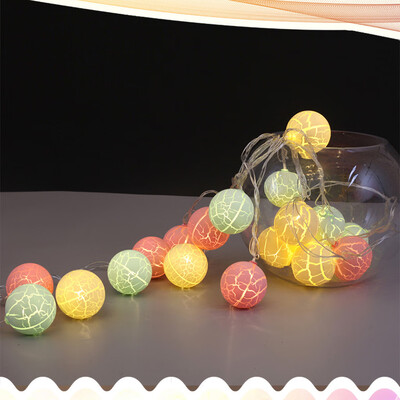 

Tailored LED Battery Crack Ball Tale Party Light Wedding Christmas Decoration