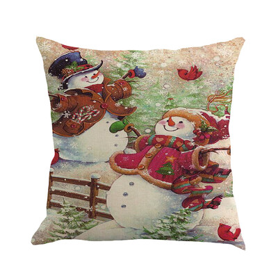 

Tailored Christmas Pillow Cover Pillowcases Decorative Sofa Cushion Cover 45x45cm