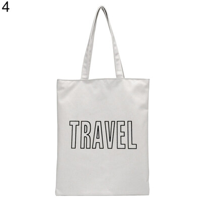 

Casual Women Large Capacity Canvas Shopping Bag Travel Tote Shoulder Handbag