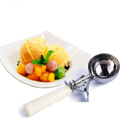 

Toponeto Ice Cream Scoops Cake Trigger Cookie Scoop Stainless Steel Spoon Scoopers Thank