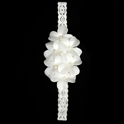 

Brand New Baby Girl Kids Toddler Lace Flower Headband Hair Bow Band Accessories Solid Headwear Hairband Photo Props Gifts