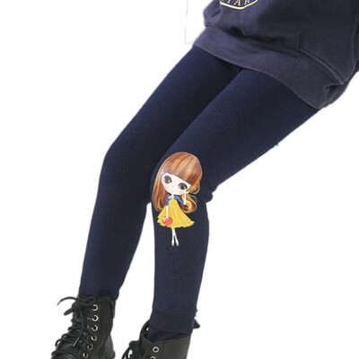 

Winter Girls Leggings Newborn Cartoon Animal Kids Cute Stretchy Warm Thicken Trousers Pants