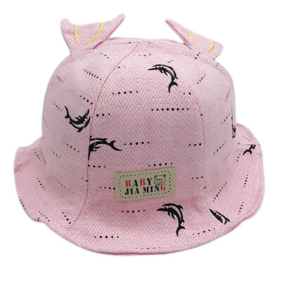 

Baby Girl cap Sun Hats Fisherman Cap Cotton boy hats Bowknot Children Infant Bebes Kids Spring Summer