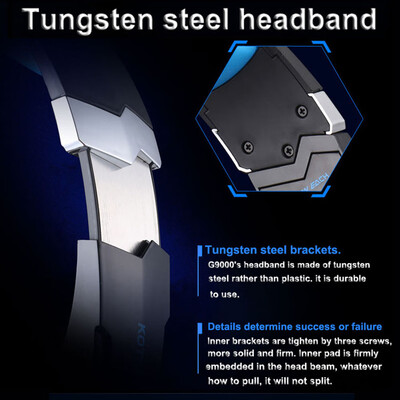 

KOTION EACH G9000 35mm Gaming Headphone Stereo Game Headset Noise Cancellation Earphone with Mic LED Light Volume Control for PS4