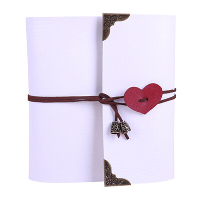 

Anniversary Wedding Vintage Faux Leather Heart DIY Scrapbooking Photo Album