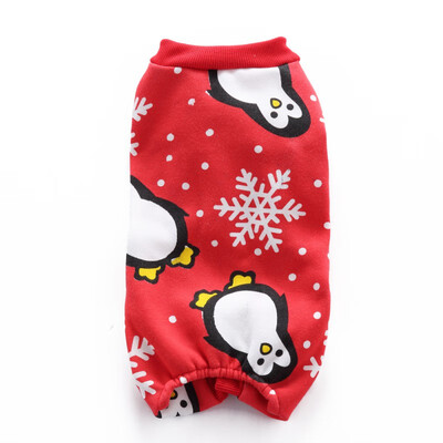 

Christmas Dog Snowflake Penguin Four Feet Clothing Pet Coat Winter For Cat Small Dog Puppy