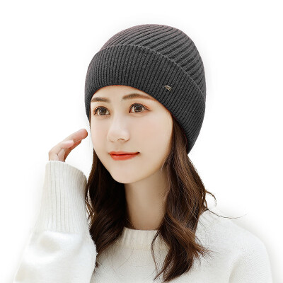 

Wholesale of New Winter Gentlemens Outdoor Pure-color Flanging Wool Hats&Dome Knitting Hats