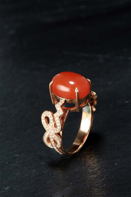 

WANYANSHAOHUA South red agate jewelry accessories 14640-8078