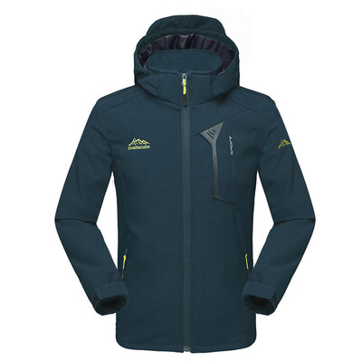 

Men Waterproof Hooded Jackets Winter Warmer Breathable Skiing Cycling Outwear