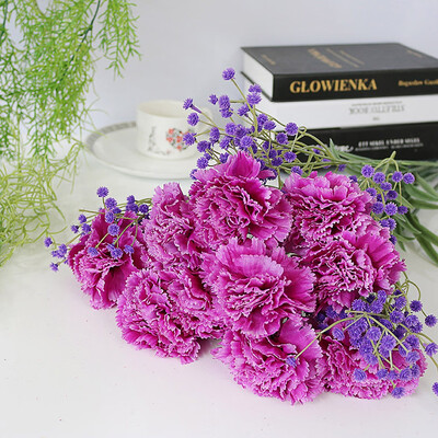 

〖Follure〗Artificial Carnations Silk Flower Bridal Hydrangea Home MothersTeachers Day