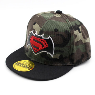 

Kids Boys Girls Cartoon Baseball Cap Superhero Batman Spiderman Snapback Sun Hat