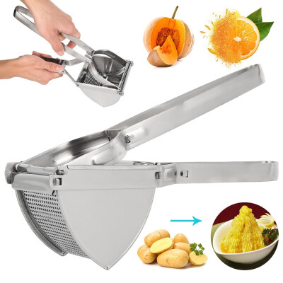 

Willstar New Large Stainless Steel Potato Ricer Masher Fruit Press Juicer Crusher Squeeze