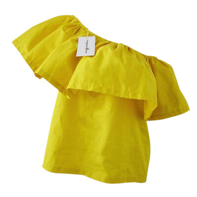 

Summer Style Sexy Slash Neck Ruffles Women Tops Tees Off shoulder Beach Party Tops Women Blouses Shirt Top S3