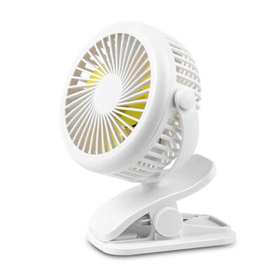

2019 New USB 5V 5W Home Appliances Portable USB Charging Fan With Clip For Bedside Baby Stroller