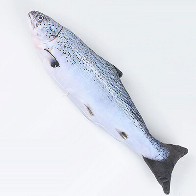 

Gobestart Pet 3D Carp Model Cat Toy Simulation Fish Toy Gift Cat Mint Fish Plush Pillow