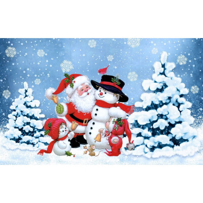 

DIY Diamond Painting Christmas Snowman 5D Diamond Embroidery Art paintings Picture Of Rhinestones Cross-Stitch Home Decor