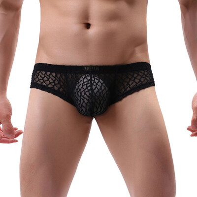 

Tailored Mens Sexy Lace Underwear Shorts Underpants Soft Briefs Panties