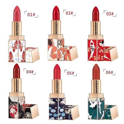 

Lasting Moisturizing Waterproof Lasting Non-marking Matte Lipstick Set Chinese Style Charming Godness