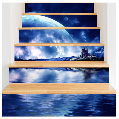 

Toponeto DIY Steps Sticker Removable Stair Sticker Home Decor Ceramic Tiles Patterns