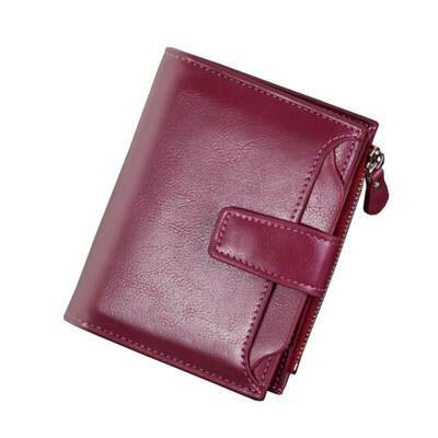 

Business Men Solid Color Short Wallet Multi Slots Faux Leather Bifold Purse
