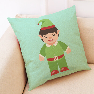 

Tailored Christmas Home Decor Cushion Cover Graffi Style Throw Pillowcase Pillow Covers