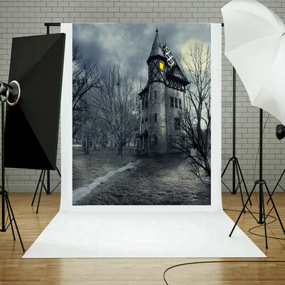 

Toponeto Halloween Backdrops Pumpkin Vinyl 3x5FT Lantern Background Photography Studio A
