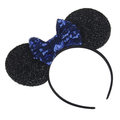 

Sequins Big Bow Hair Accessories Baby Mouse Ears Shape Children Headband Baby Shower Headwear